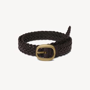Braided Leather Campus Belt