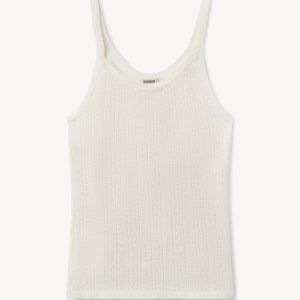 Coastal Linen Pointelle Tank